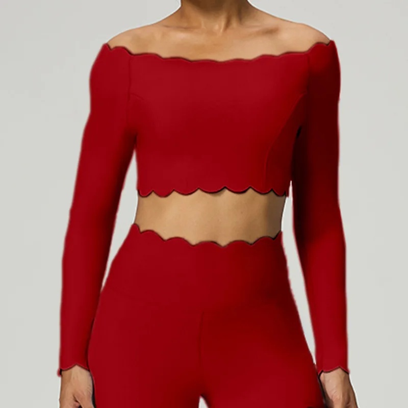 Pilates Yoga One - Top a Maniche Lunghe in Pizzo,