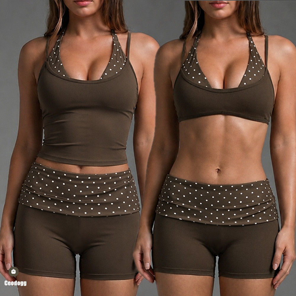 Pilate Yoga Workout - Reggiseno sportivo da yoga con spalline