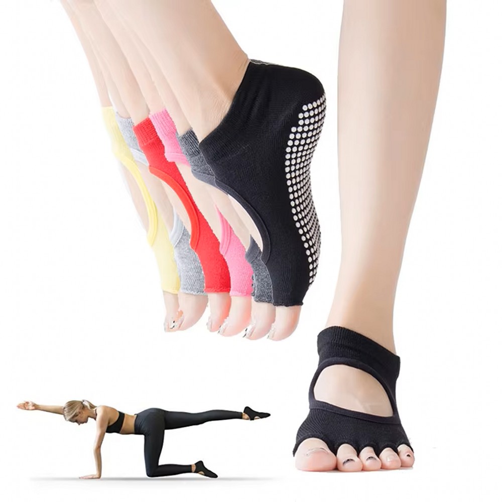 Medias Para Pilates Y Yoga - Calzini da yoga senza cinturino, con