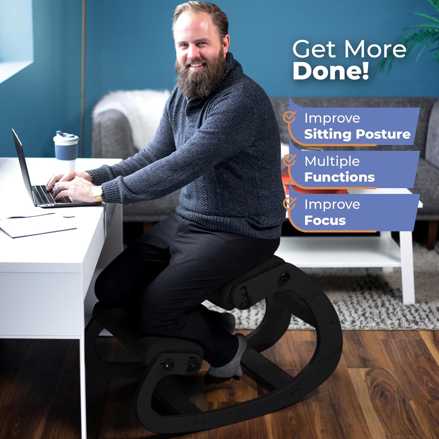 Sedia Ergonomica in Legno per  - Pilates & Yoga Vida recensione e prezzo